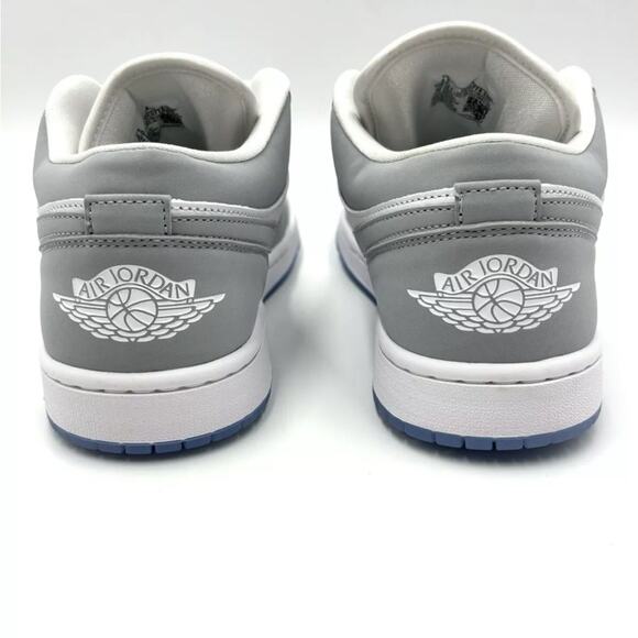 Nike Air Jordan 1 Low Wolf Grey Aluminum DC0774-105 Women’s Size 10.5 - Picture 3 of 4